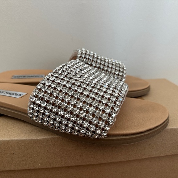 Steve Madden Rhinestone Sandals - Picture 5 of 8